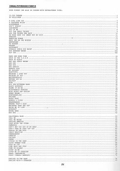 Das Ding Band 5, Kultliederbuch, Songbook für Gitarre Inhalt