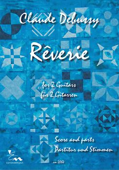 Debussy, Claude: Reverie for 2 guitars, guitar duo, sheet music