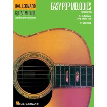 Easy Pop Melodies, melody and chords for guitar, sheet music, arr. Will Schmid