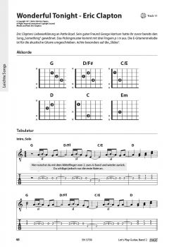 Let`s Play Guitar Songbook 2, Alexander Espinosa, Liederbuch, Picking Besipiel