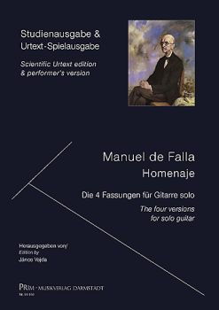 Falla, Manuel de: Homenaje in 4 Versions for guitar, sheet music
