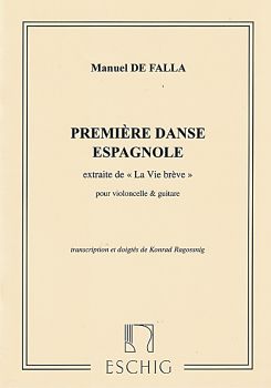 Falla, Manuel de: Premiere Danse Espagnole, extrait de la vie breve for Cello and Guitar, sheet music
