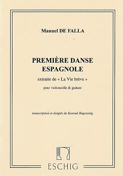 Falla, Manuel de: Premiere Danse Espagnole, extrait de la vie breve für Cello und Gitarre, Noten