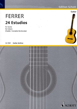 Ferrer y Esteve, José: 24 Estudios für Gitarre solo, Noten