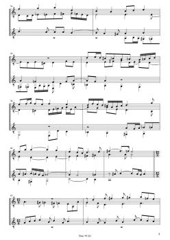 Preview: Froberger, Johann J.: Capriccio VIII, for 2 guitars, edited byTilman Hoppstock, sheet music sample