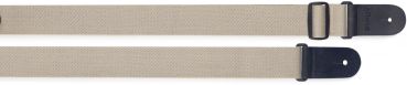 Guitar strap cotton, beige