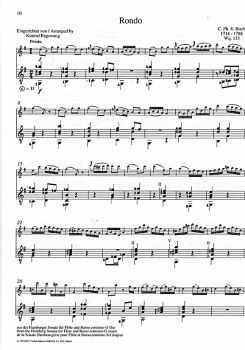 Ragossnig, Konrad & Graf, Peter-Lukas: Concert Favourites for flute and guitar, sheet music sample