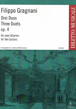Gragnani, Filippo: 3 Duos op. 4 für 2 Gitarren, Noten für Gitarrenduo