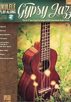 Gypsy Jazz Ukulele, Songbook, Melodie, Text, Akkorde, Noten und Tabulatur (+ online access)