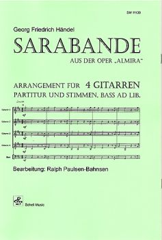 Händel, Georg Friedrich: Sarabande für 4 Gitarren