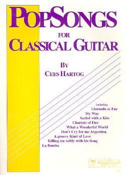 Hartog, Cees: Pop Songs for Classical Guitar Band 1, Noten