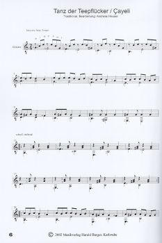 Heuser, Andreas: Turkish Tunes, Noten Beispiel