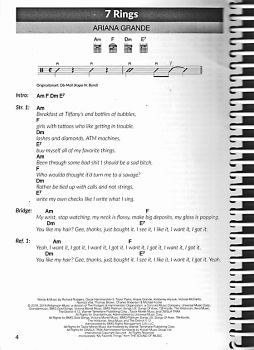 Hit Book 3 - 100 Charthits for Guitar - Songbook sample