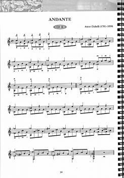 Saitenwege Vol. 1 by Otto Humbach, Pieces from 5 Centuries for Guitar solo, sheet music sample