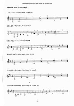 Im Fokus: Lagenspiel - Position Studies, Guitar Technique and Repertoire, sheet music sample
