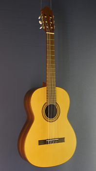 Klassische Gitarre Juan Aguilera, Modell E-2, spanische Konzertgitarre mit massiver Fichtendecke