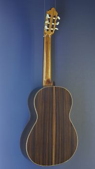 Juan Aguilera Estudio 4, Spanish Guitar with solid cedar top, classical guitar, back view