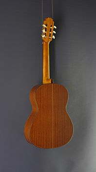 Kindergitarre Juan Aguilera, Modell niña 58, ¾ -Gitarre mit 58 cm Mensur und massiver Fichtendecke, Rückseite