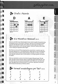 Sandercoe, Justin: Justin Guitar - Das Anfänger Songbook für Gitarre Beispiel