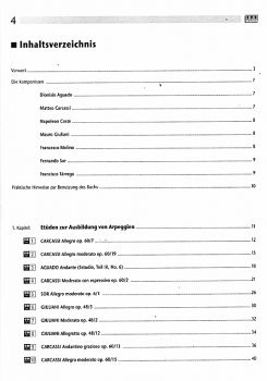 Käppel, Hubert: Die 44 wichtigsten Etüden für die Mittelstufe, Guitar Etudes, sheet music content