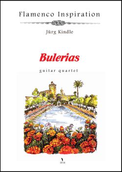 Kindle; Jürg: Bulerias for 4 Guitars or Guitar Ensemble, sheet music