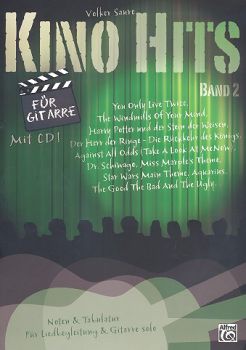 Saure, Volker: Kino Hits - Cinema Hits Vol. 2 for guitar solo, sheet music