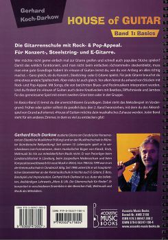 Koch-Darkow, Gerhard: House of Guitar, Guitar Method with Rock- and Pop-Appeal Vol.1 Basics + audio Download content