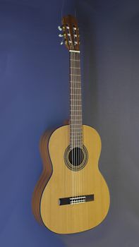 Classical Guitar Lacuerda, model chica 62/3, 7/8 guitar with 62 cm short scale and solid cedar top