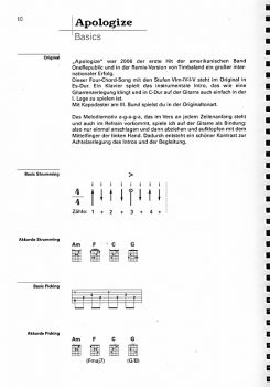 Langer, Michael: Acoustic Pop Guitar Solos Vol. 5 for guitar solo and songbook for accompaniment, sheet music  sample