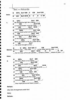 Langer, Michael: Acoustic Pop Guitar Solos Vol. 4, for guitar solo and songbook for accompaniment, sheet music sample