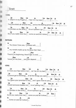 Langer, Michael: Acoustic Pop Guitar 1 - Gitarrenschule für Songbegleitung Noten Beispiel