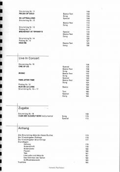 Langer, Michael: Acoustic Pop Guitar 1 - Guitar Method for Song Accompaniment sheet music content