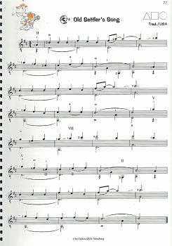 Langer, Michael, Neges, Ferdinand: Play Guitar, Pieces for all guitar methods, sheet music sample