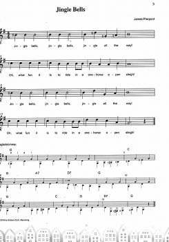 Langer, Michael: Play Guitar Erste Weihnacht - First Christmas, easy pieces for 1-2 guitars, sheet music sample