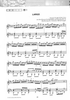 Langer, Michael: Saitenwege for 2 guitars volume 2, sheet music for guitar duo (+ online audio) sample