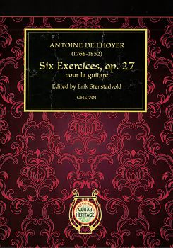 Lhoyer, Antoine de: 6 Exercices op.27, Guitar solo sheet music