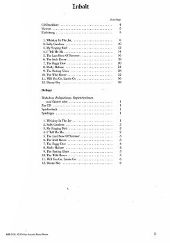 Luft, Volker: Celtic Ballads - Irish Songs for Guitar solo or Voice/ Melody Instrument and Guitar, sheet music content