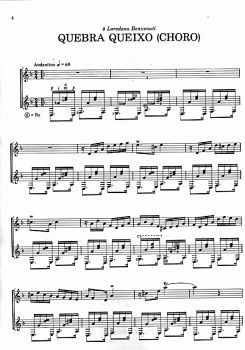 Machado, Celso: Musiques Populaires Bresiliennes for Flute and Guitar, sheet music sample