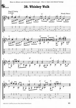 Mann, Woody: Blues Roots, Fingerstyle Blues Guitar, Method and Songbook, sheet music sample