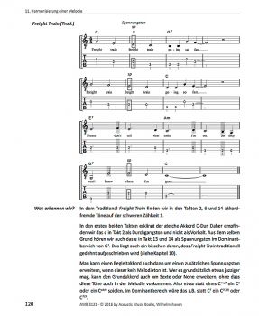Meffert, Wolfgang: Harmonielehre endlich verstehen Band 2, Beispielseite