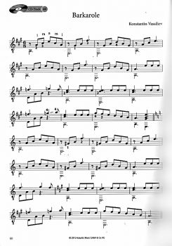 Mikolai, Burkhard, Hypius, Stefan, Vassiliev, Konstantin: Saitenstart, guitar solo, easy to intermediate, sheet music sample