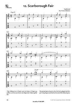 Morone, Franco: Basic Fingerstyle Collection, notes and tab sample