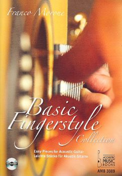 Morone, Franco: Basic Fingerstyle Collection, leichte bis mittelschwere Stücke für Fingerpicking Gitarre solo, Noten und Tabulatur