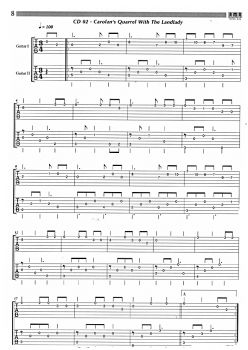 Morscheck, Peter and Burgmann, Chris: Meet O`Carolan, Irish guitar duets, sheet music sample