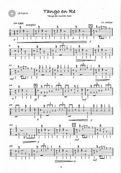 Müller, Martin: La Guitarra Argentina, guitar solo sheet music in standard notation or tablature sample