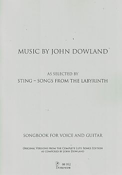Dowland, John - Sting: Songs from the Labyrinth für Gesang und Gitarre, Noten
