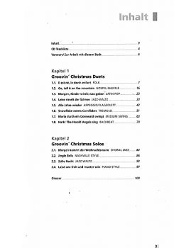 Nünning. Eddie: Groovin` Christmas, for guitar solo and duo, sheet music content