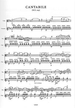 Paganini, Niccolo: Composizioni per viola e chitarra, for viola and guitar, sheet music sample
