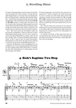 Payne, Rick: Fingerstyle Blues Collection, Noten und Tabulatur Besispiel