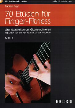 Payr, Fabian: 70 Etüden für Finger-Fitness, Gitarrentechnik, Noten